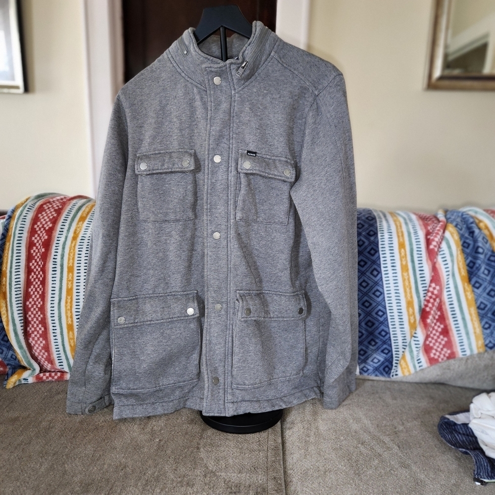 Hurley Men's Gray Jacket Medium